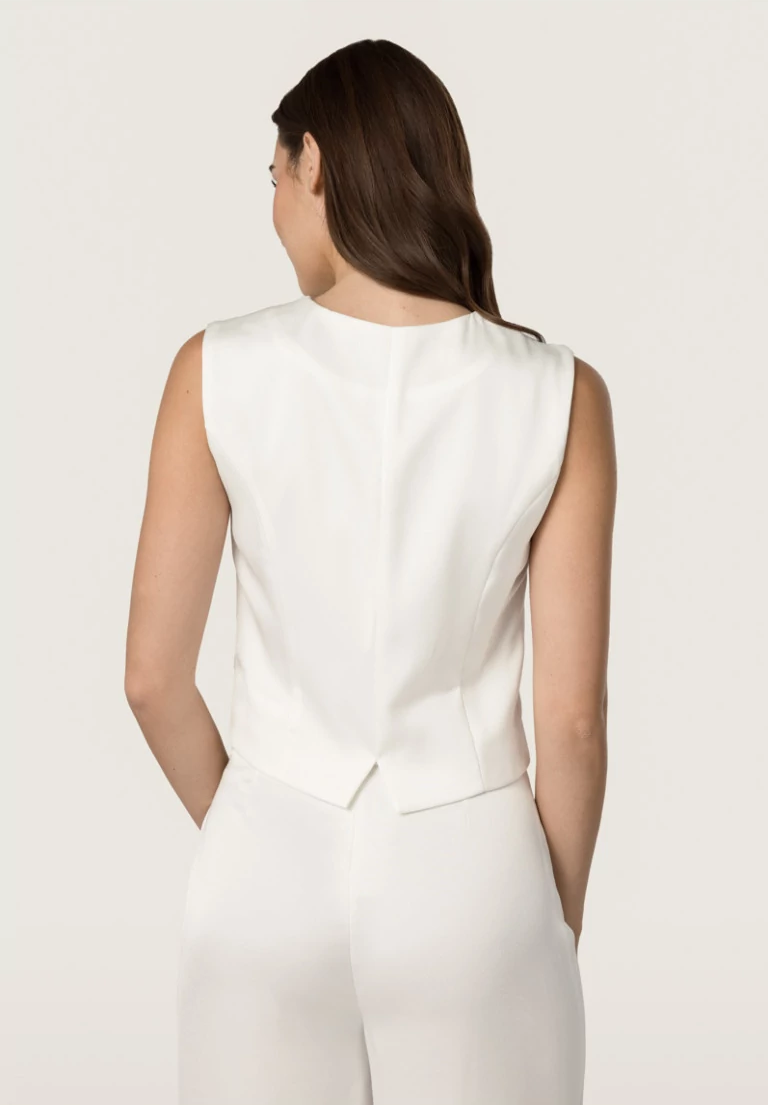 ladies' 100% polyester two-piece set (blazer + pants)